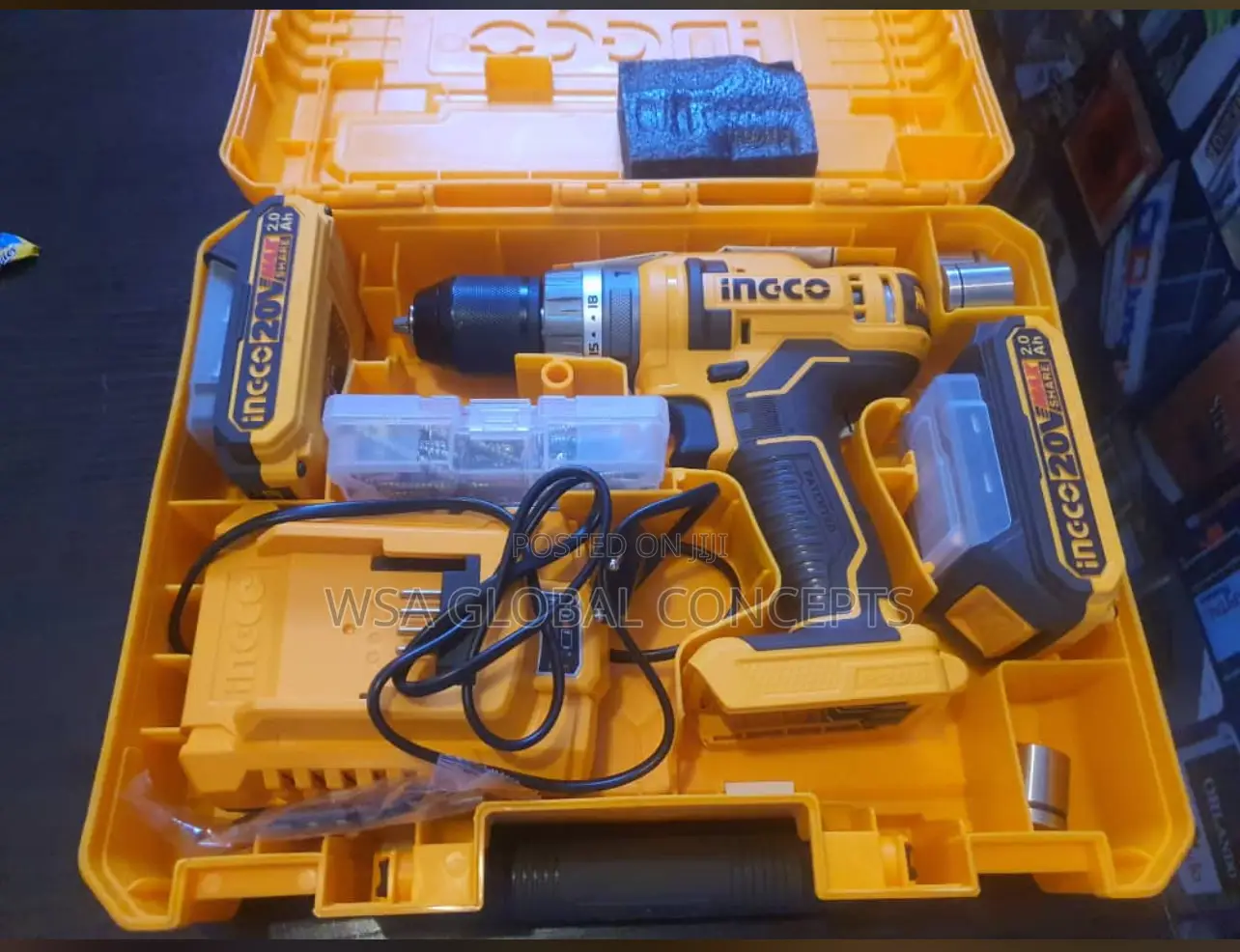 20volt INGCO Cordless Drilling Machine