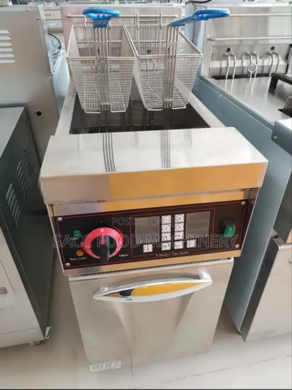 1 Tank 2 Basket Electric Deep Fryer