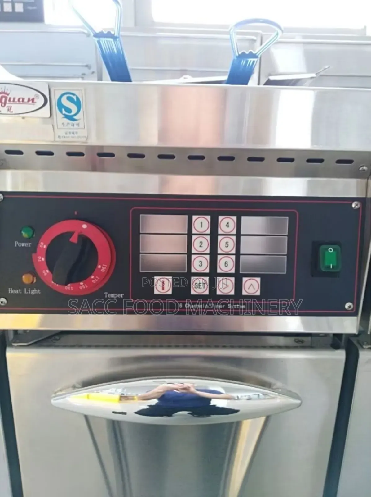 1 Tank 2 Basket Electric Deep Fryer