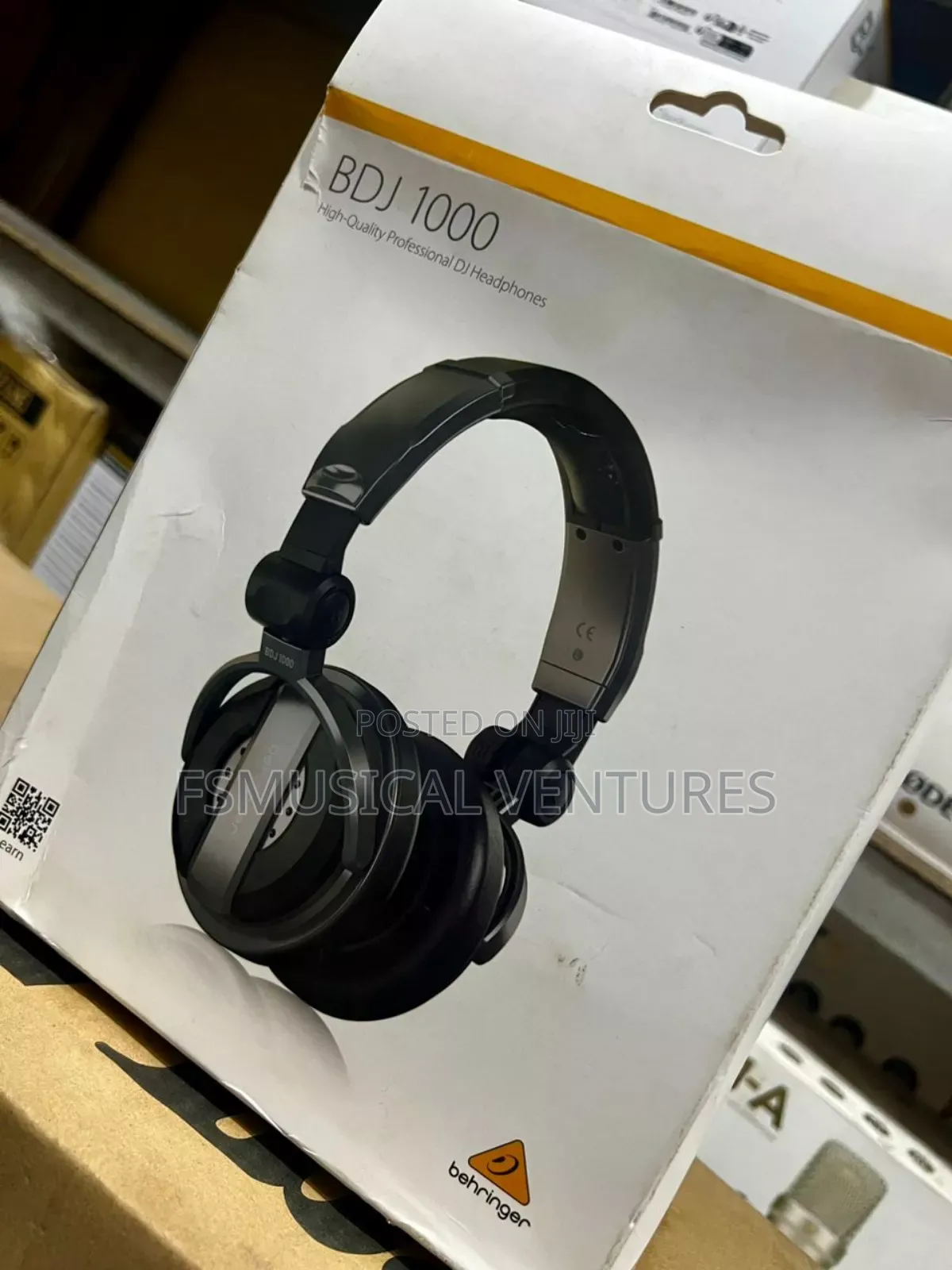 BDJ 1000 Behringer High Quality Dj Headphone Black Color