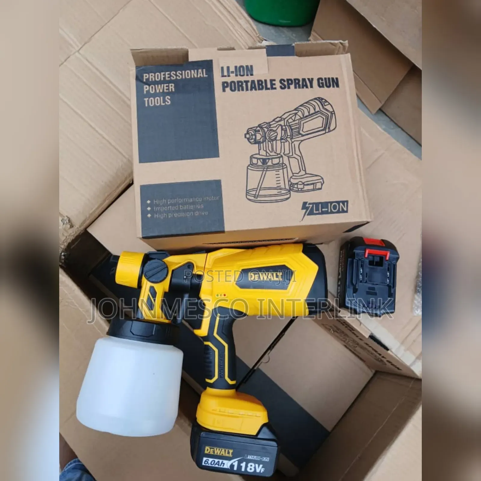 Dewalt Battery Spray Gun