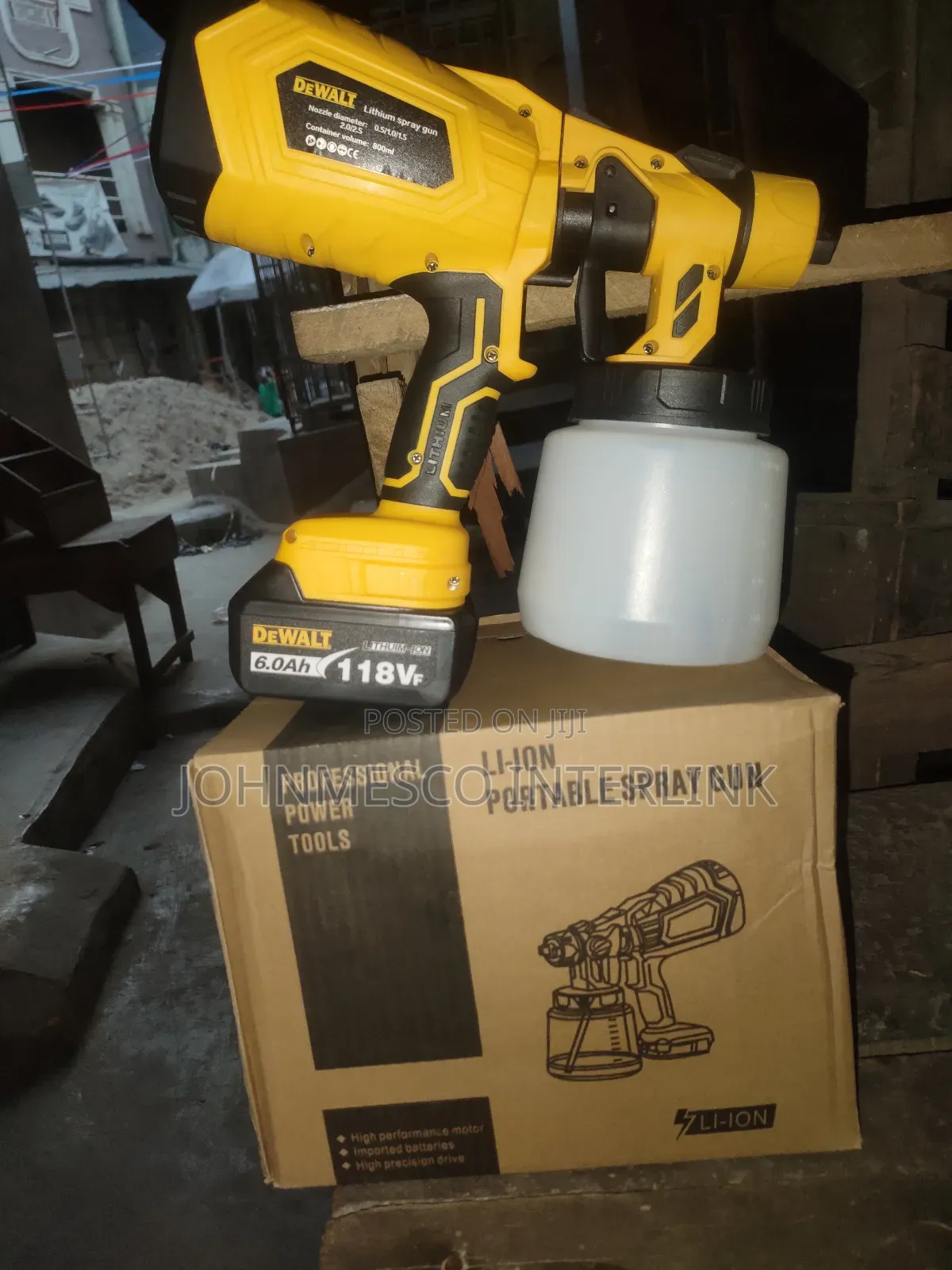 Dewalt Battery Spray Gun