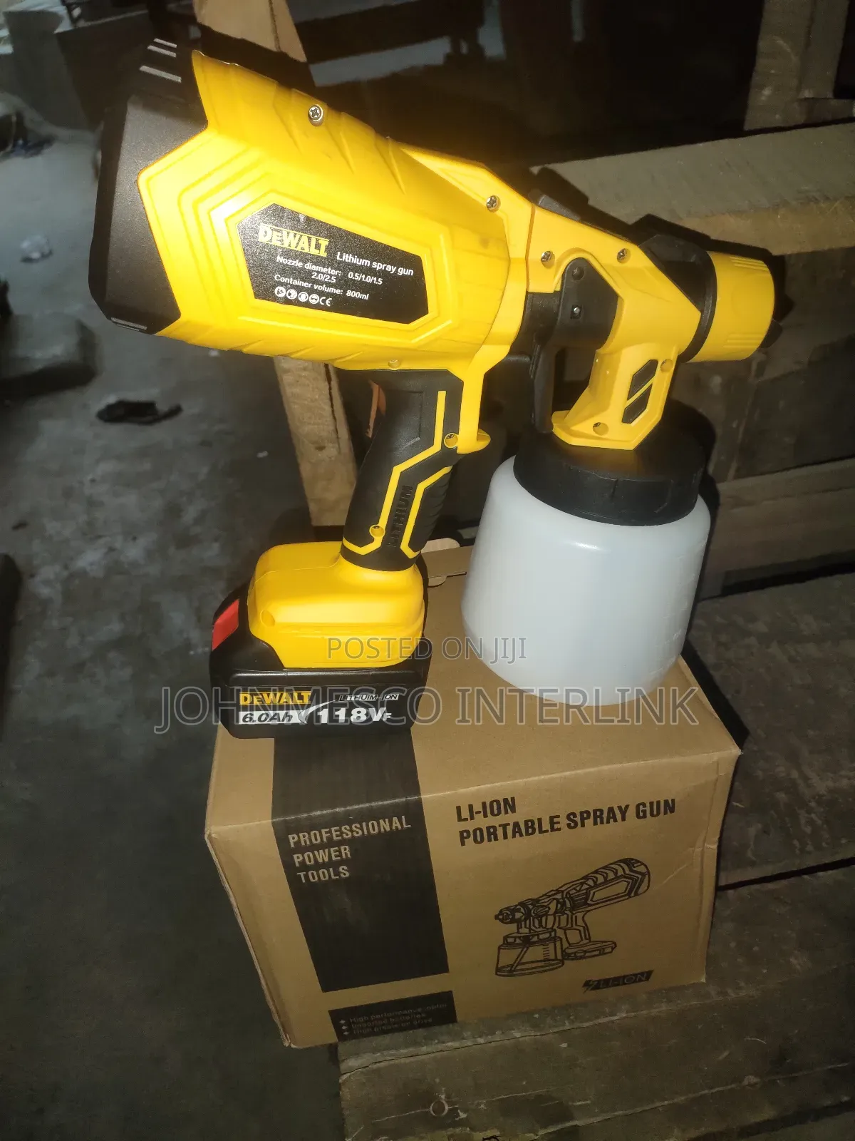Dewalt Battery Spray Gun