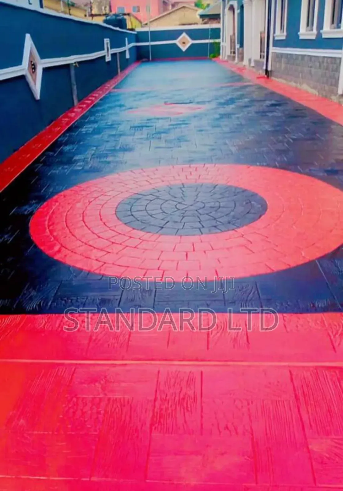 New Durable Outdoor Stamp Concrete Floor