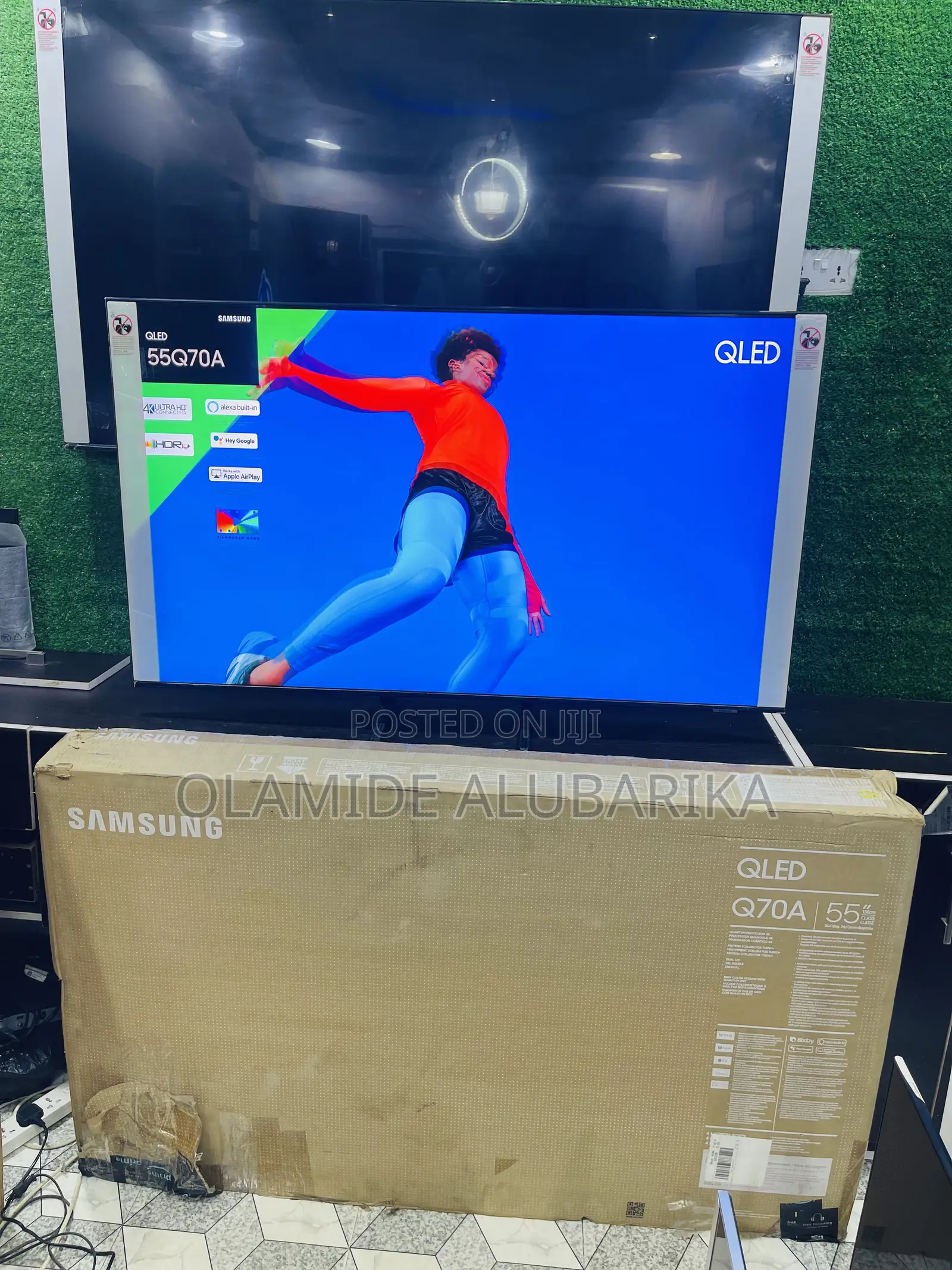 Samsung 55” Class Qled Q70a Quantum HDR Smart Alexa Tv