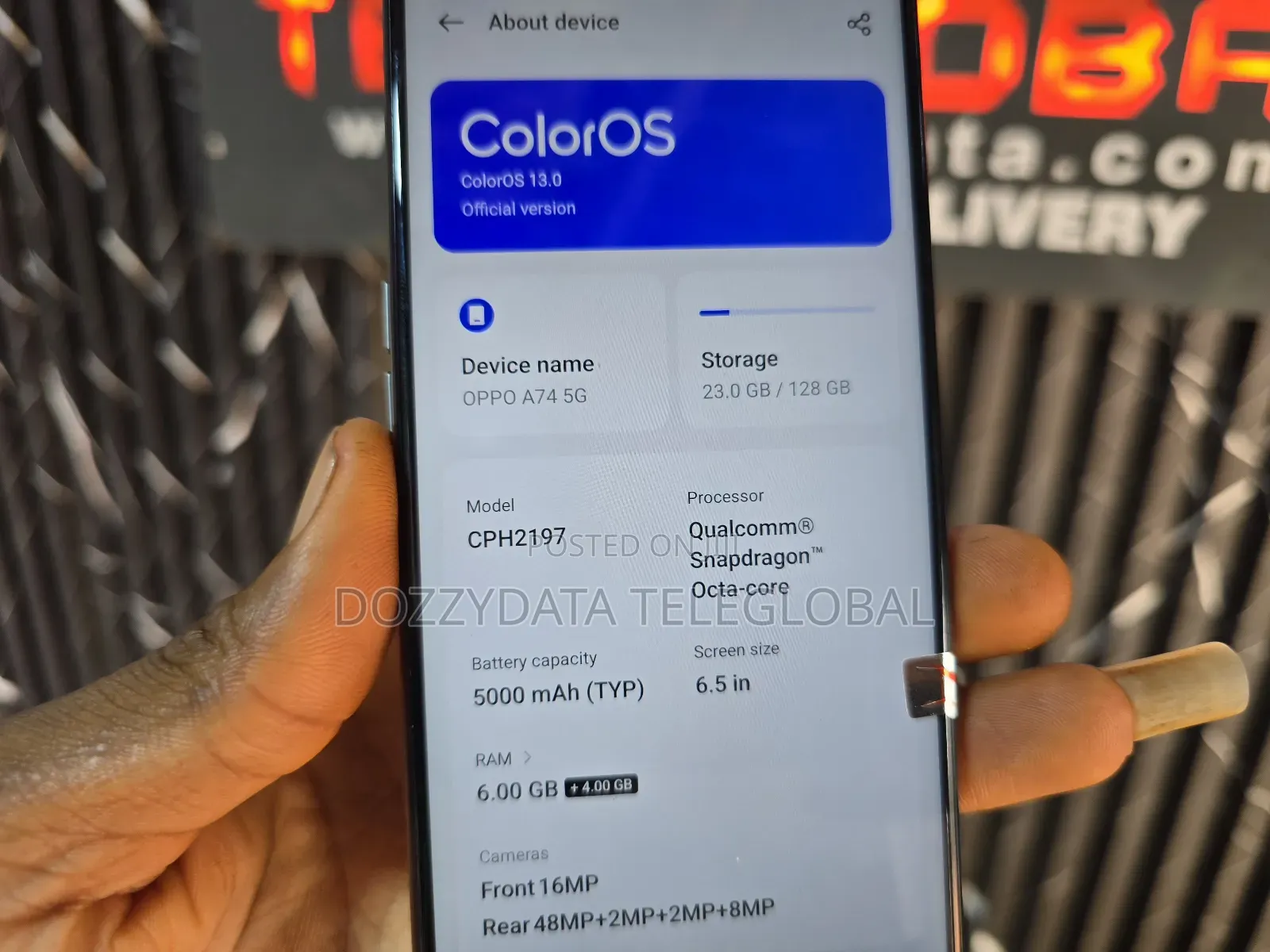 Oppo A74 128 GB Gold