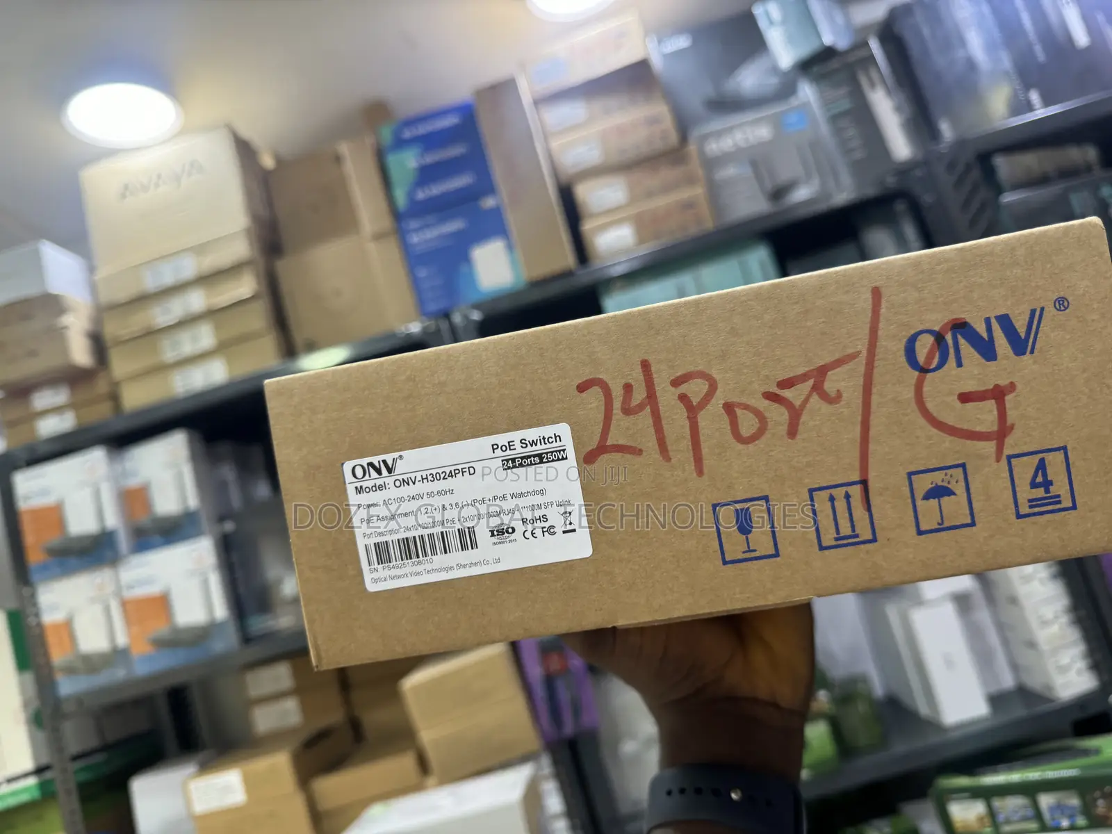 Onv 24 Ports Gigabits and Poe Switche