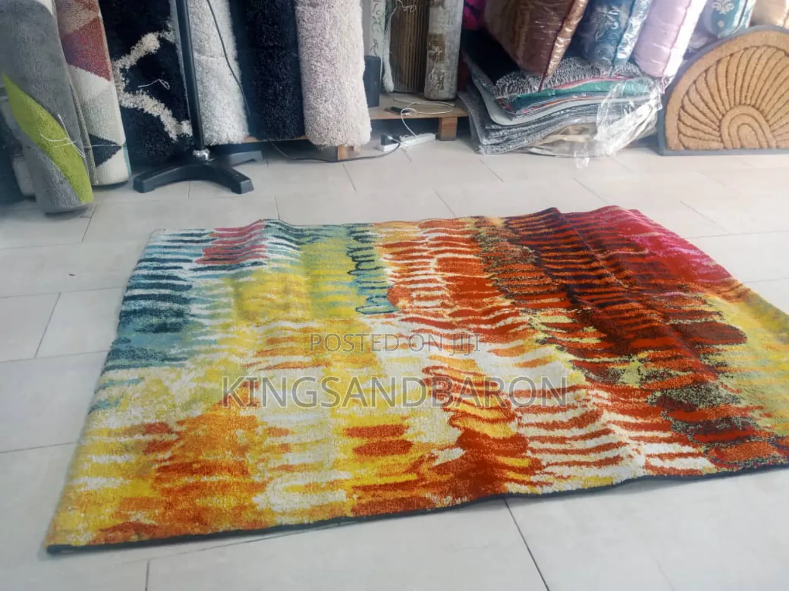 4x6fts Multi Color Turkey Center Rug