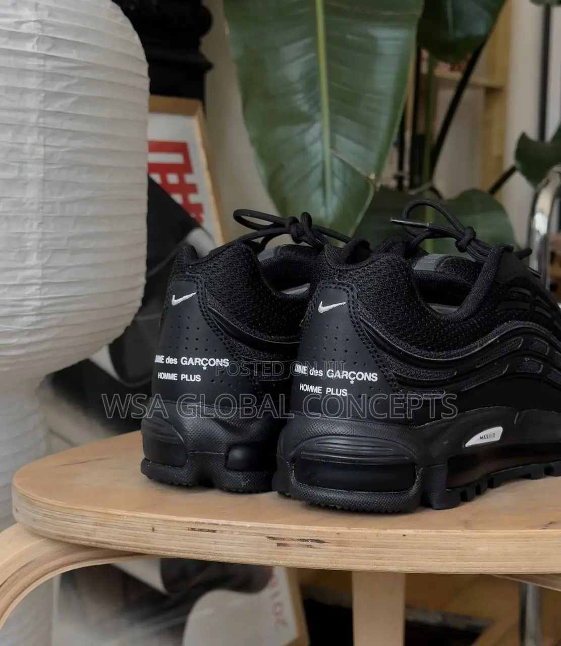Hommie Plus X Nike Air Max TL 2.5 Black Sneakers