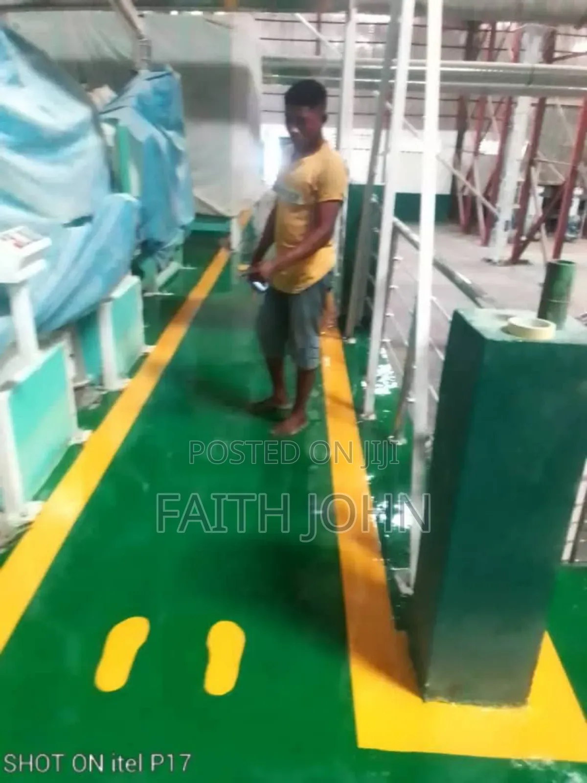 Royal Standard Blue Industrial Epoxy Flooring