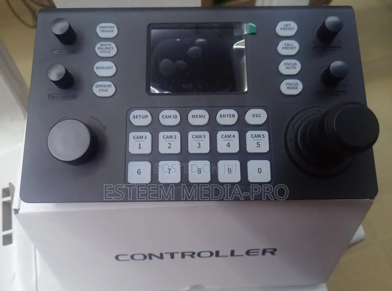 R1 PTZ Camera 4d Controller With Ndihx and Screen Display