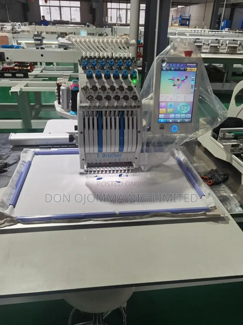 Single Head E Brother 500by800 Embroidery Machine