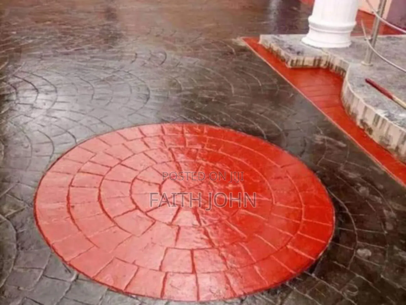 Outdoor Stamp Concrete Floor