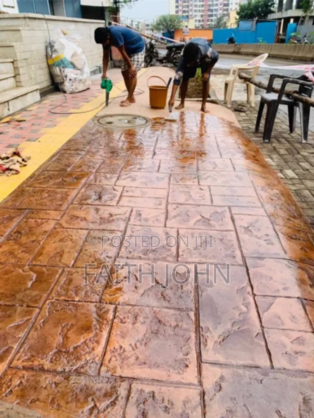 Outdoor Stamp Concrete Floor