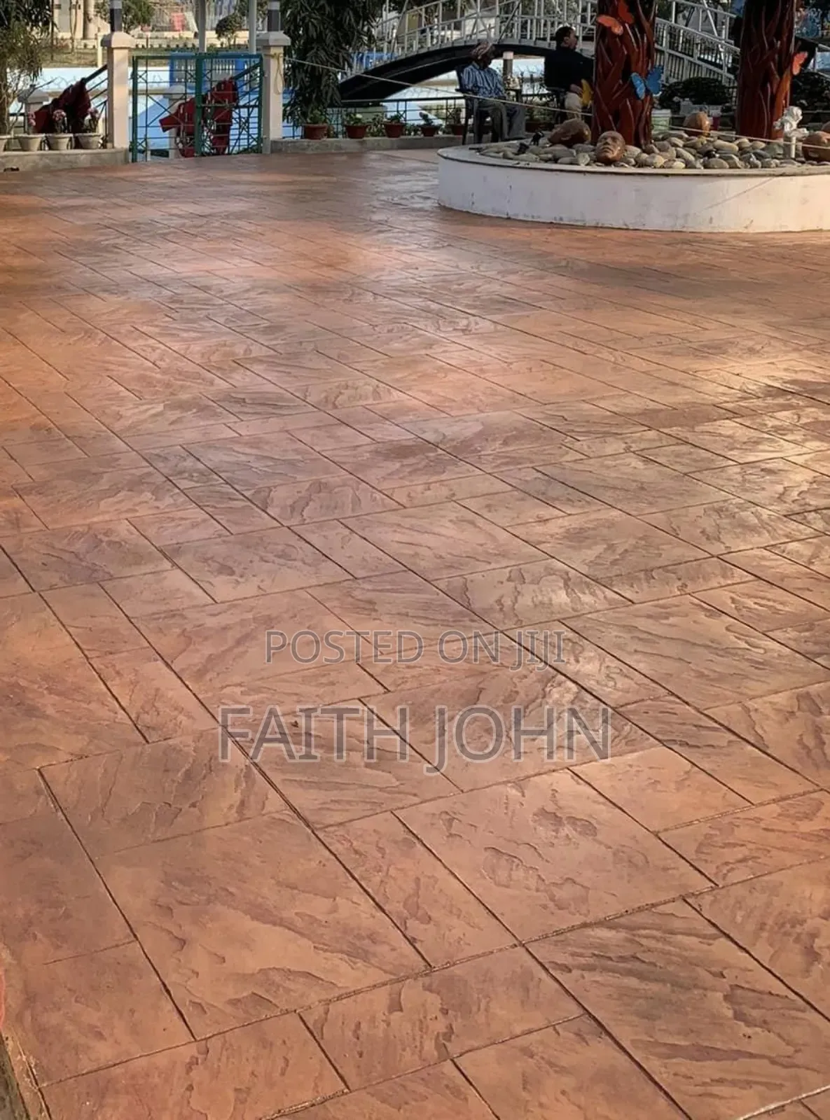 Outdoor Stamp Concrete Floor