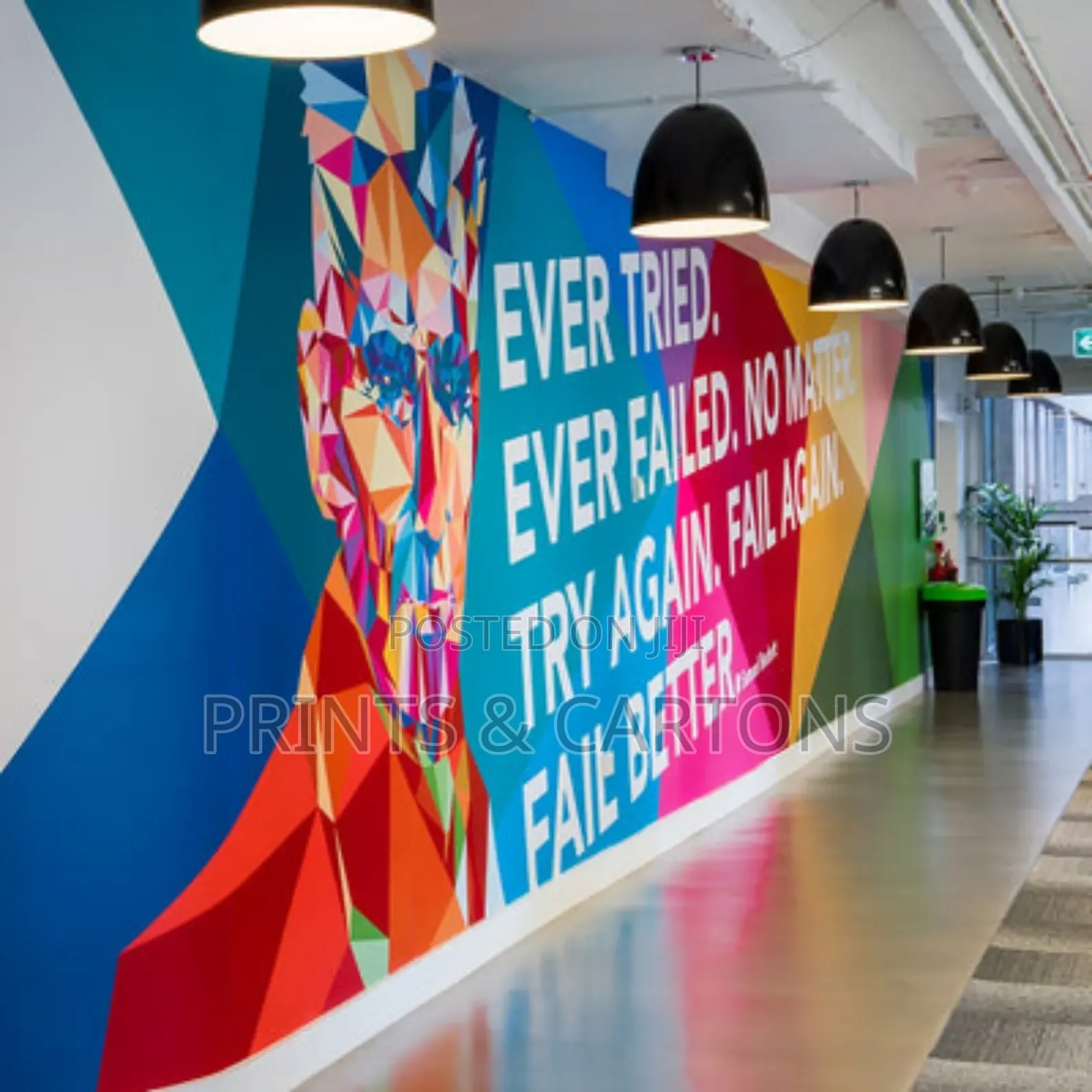 Office Wallpaper Branding!!
