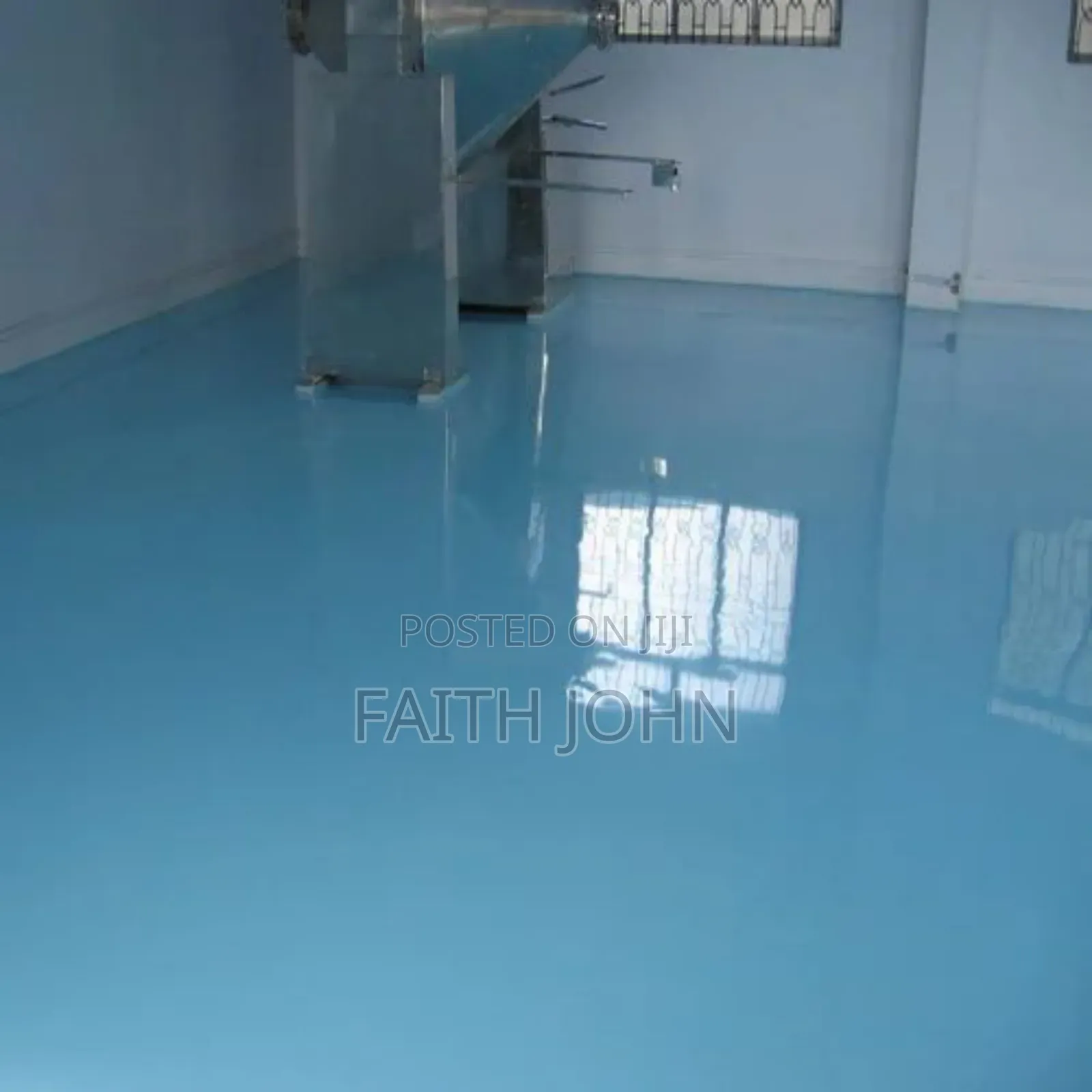 Perfect Blue Industrial Epoxy Flooring