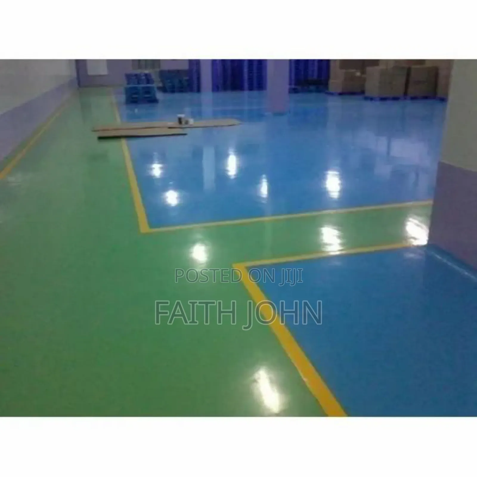 Seamless Finishing Epoxy Flooring