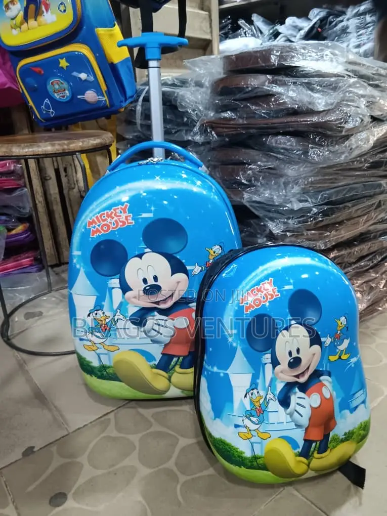Mickey Mouse Children School Bags Set of 2pcs