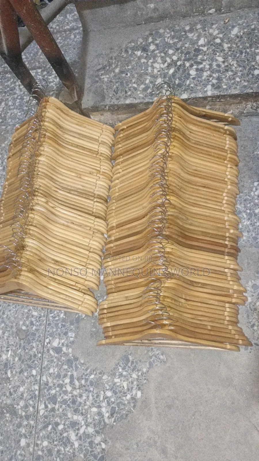 Packs And Bundles Of Wooden Hangers