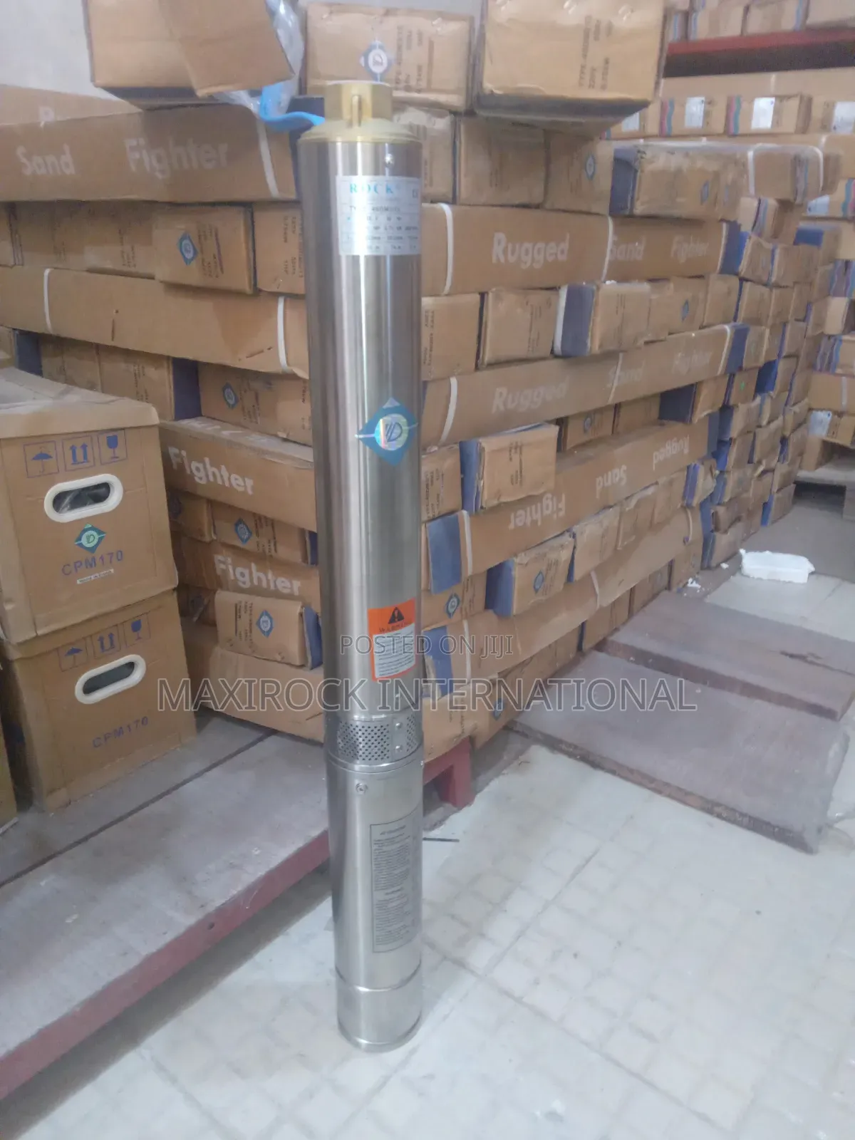 1hp Rock Submersible Water Pump 100% Copper Coil Italian Technology