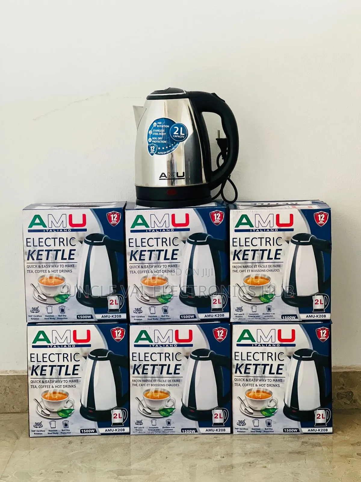 Amu Italiano 2ltr Electric Kettle