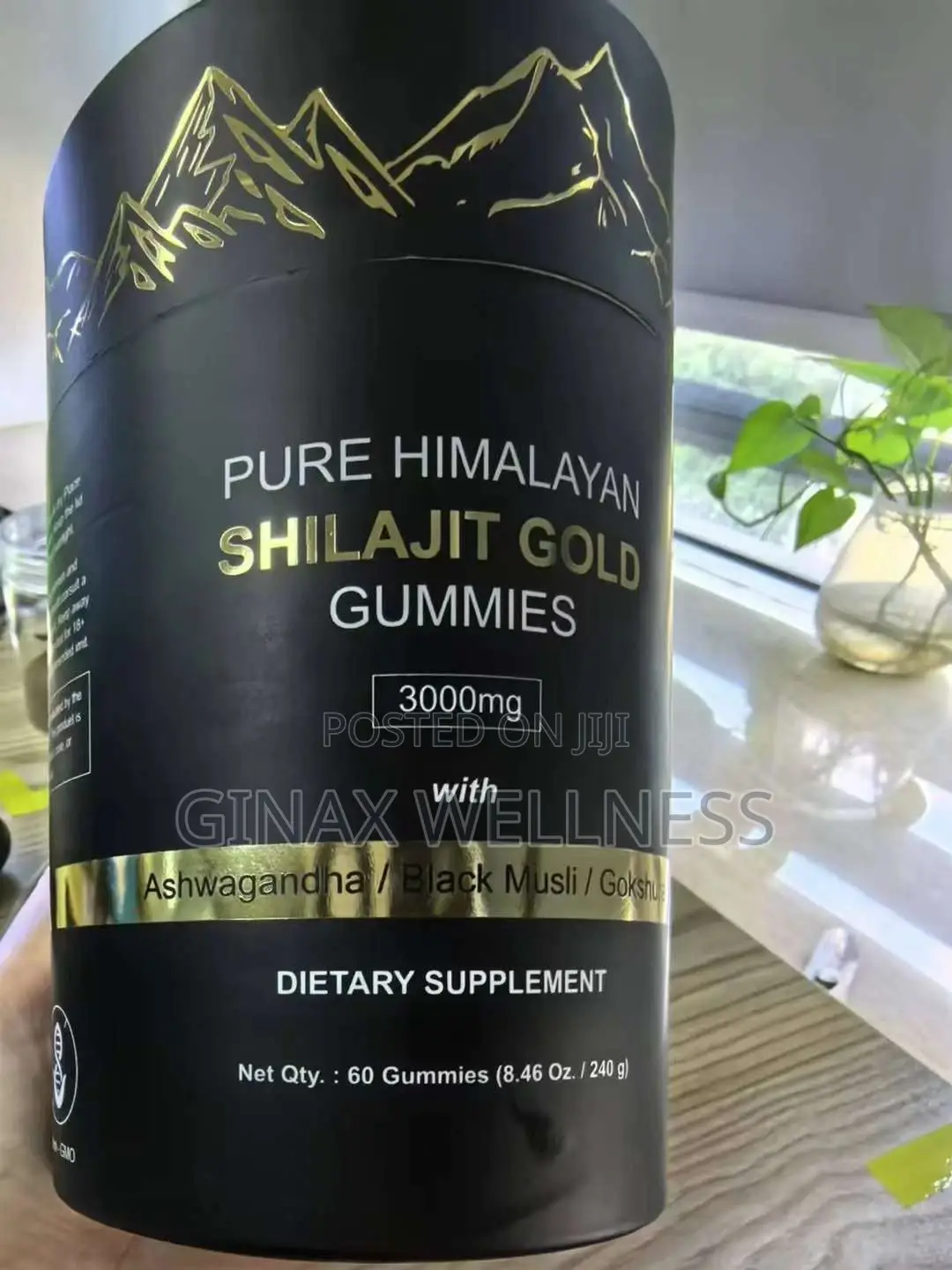 Pure Himalayan Shilajit Gold Gummies for Energy and Vitality (3000mg)