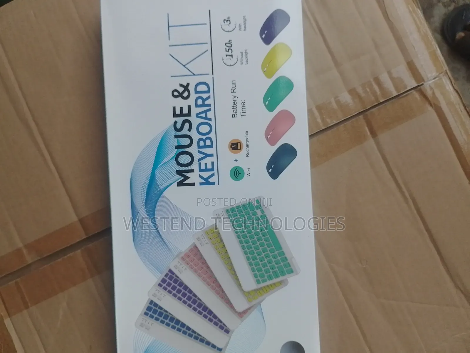 Ultra Slim Bluetooth Wireless Keyboard and Mouse Combo