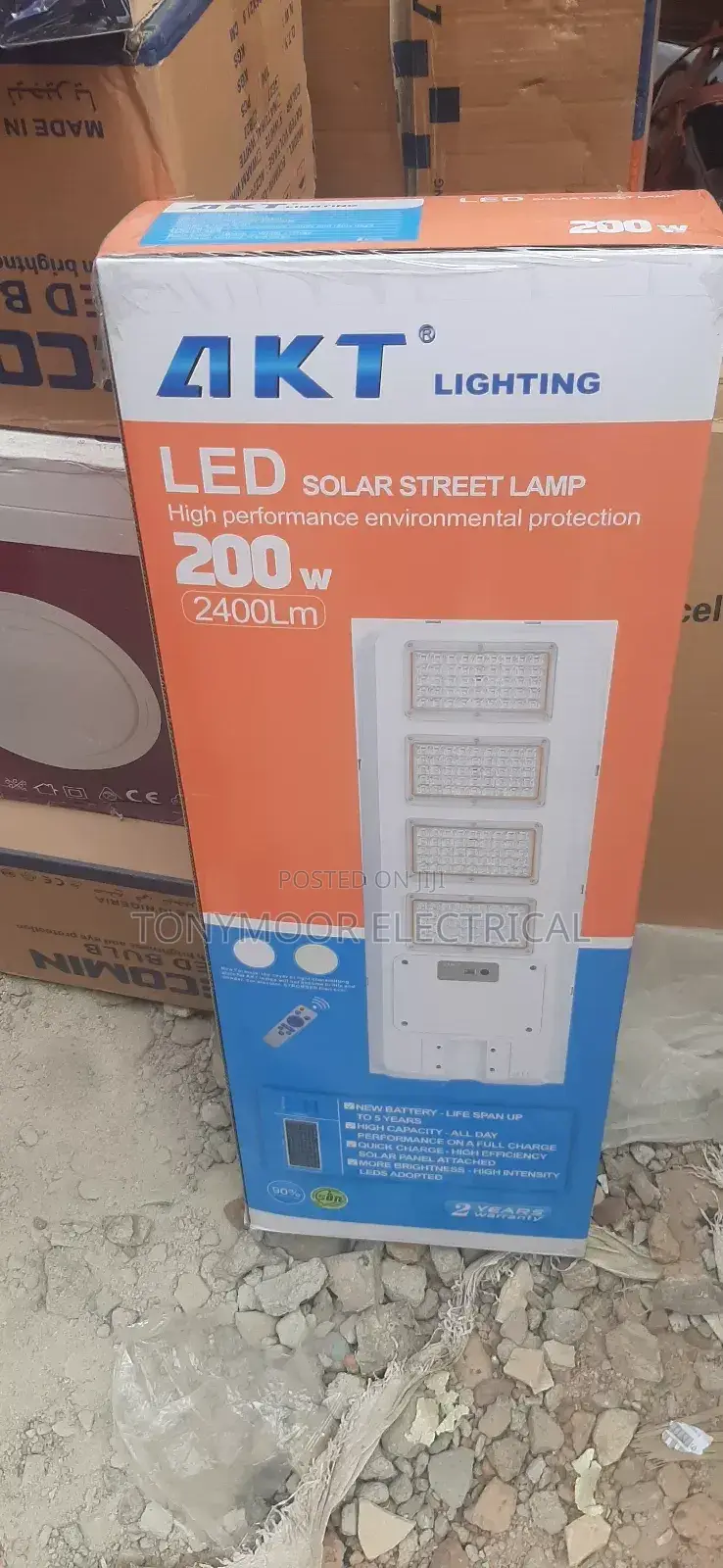 Akt Solar Street Light 200wtts