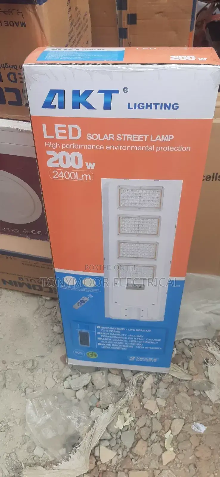 Akt Solar Street Light 200wtts