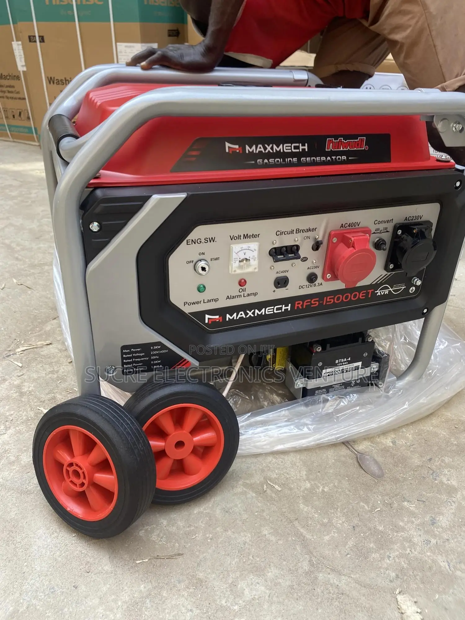 Brand New Original Maxmech Rfs15000et Petrol Generator
