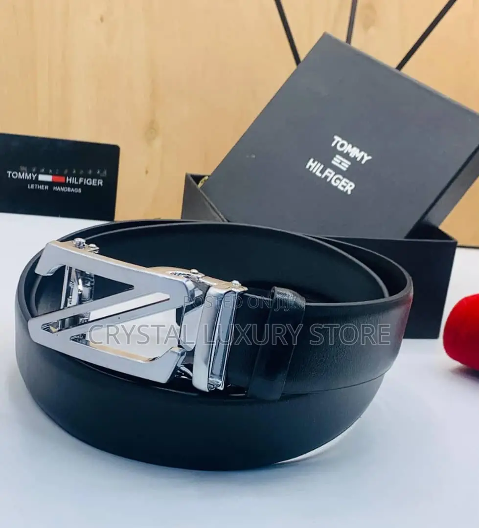 Tommy Hilfiger Quality Luxury Men Genuine Leather Belt
