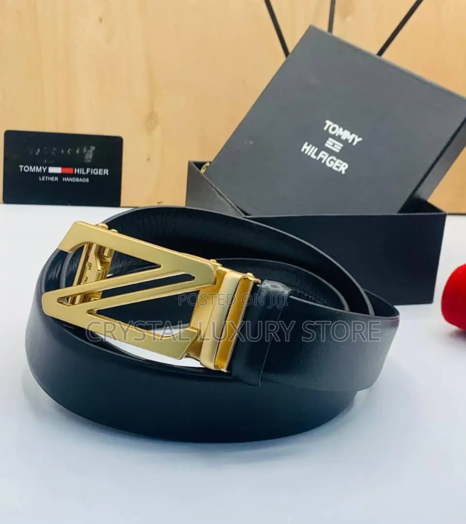 Tommy Hilfiger Quality Luxury Men Genuine Leather Belt