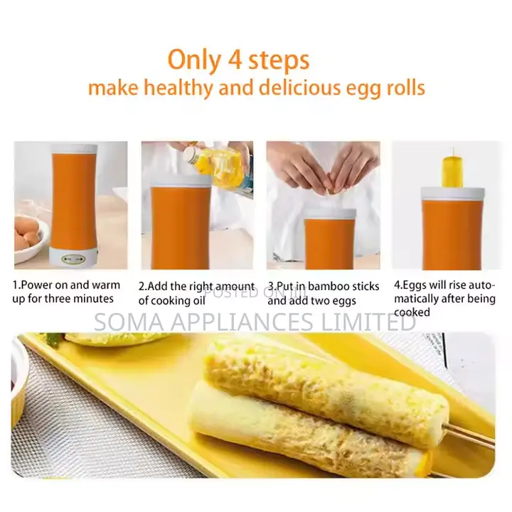 Automatic Breakfast Electric Egg Roll and Omelette Maker
