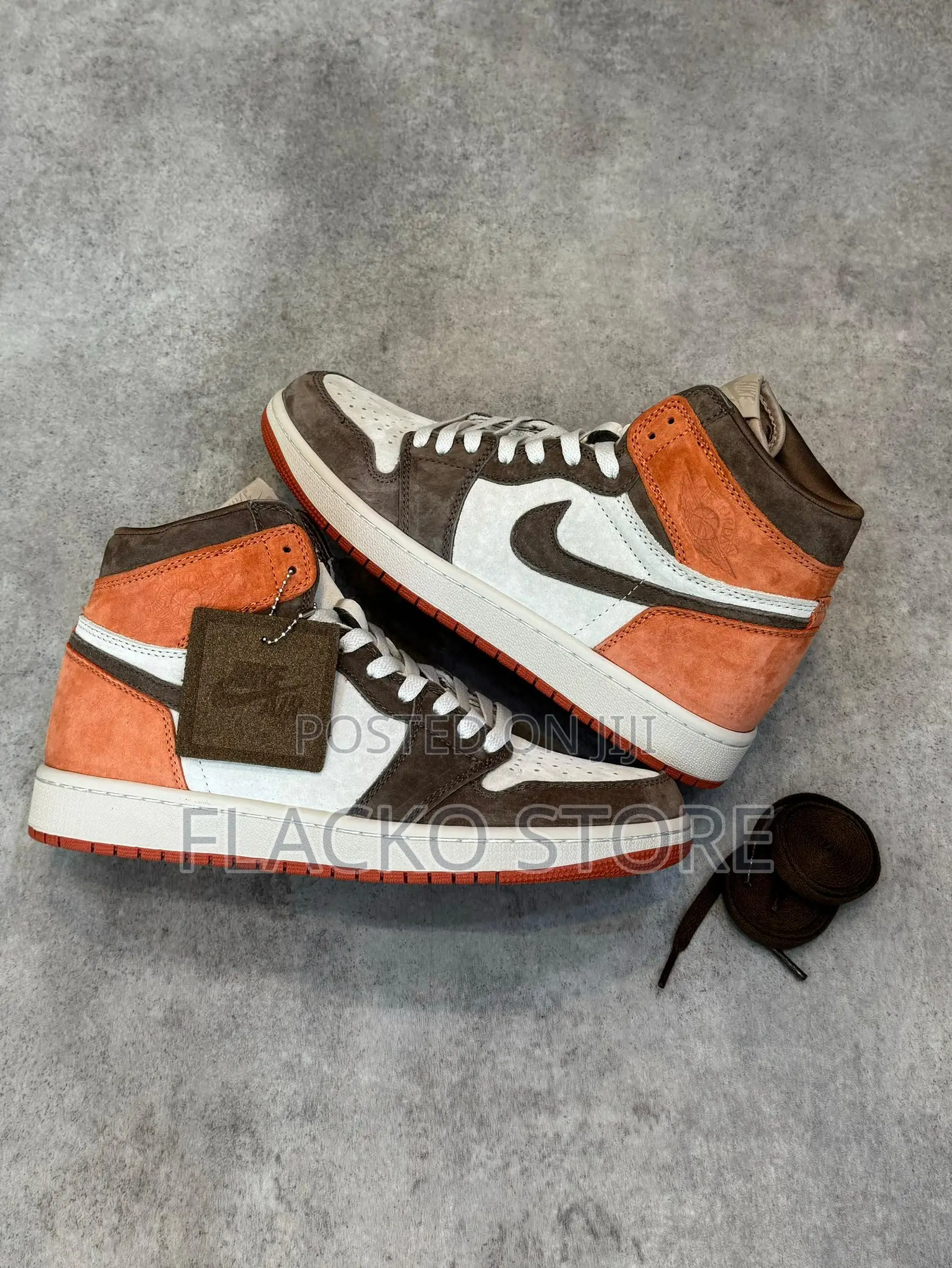 Original Air Jordan 1 Retro High Sp Dusted Clay Sneakers