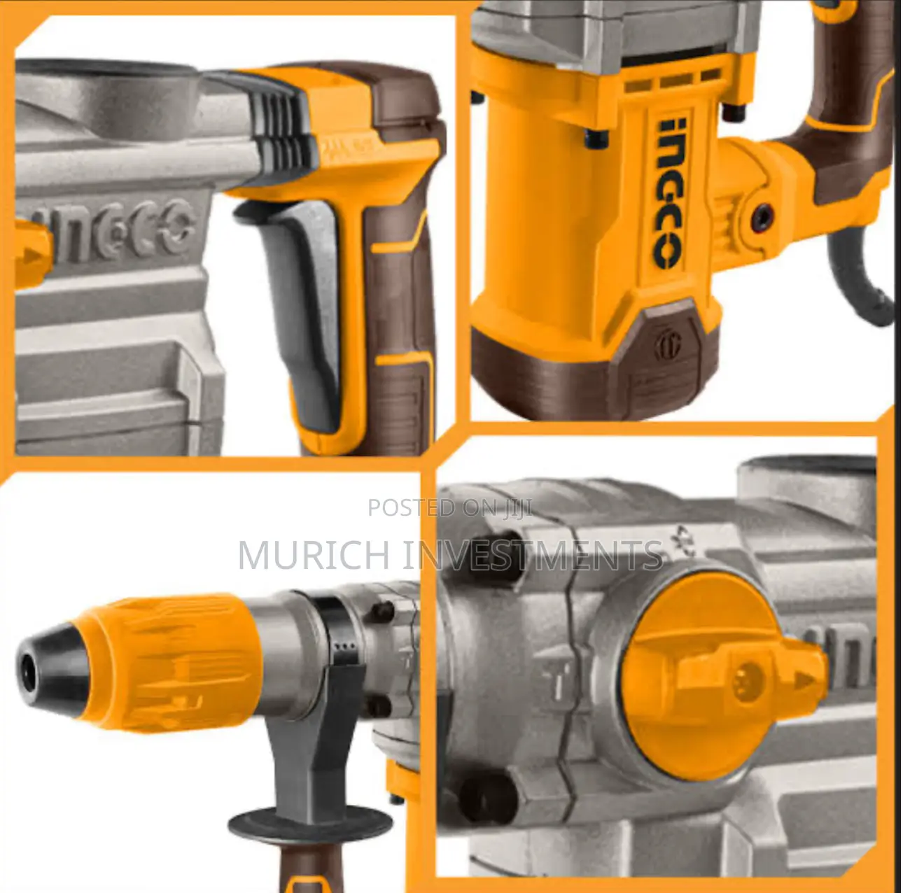 Ingco 1600w Industrial Rotary Hammer RH1600388