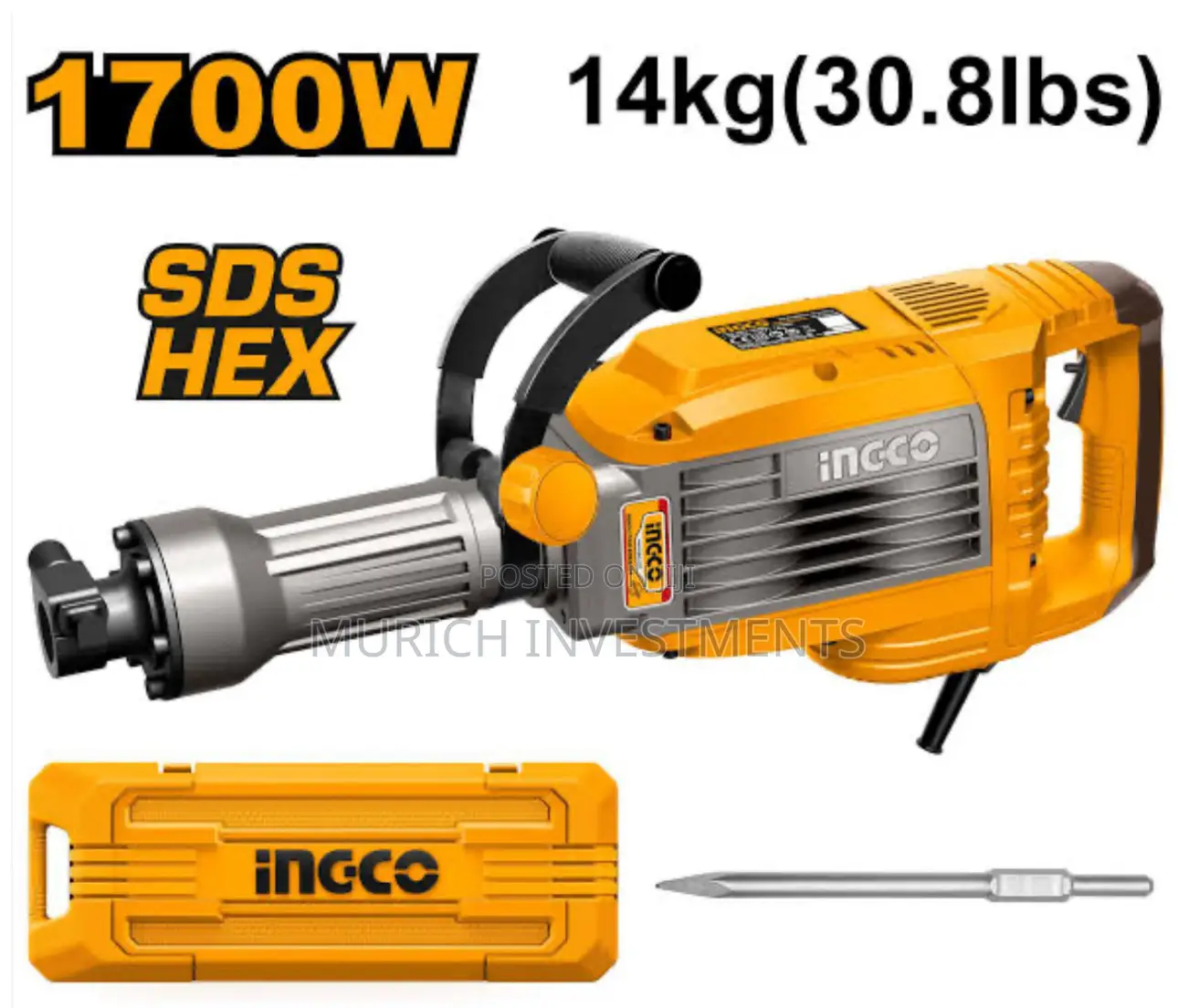 Ingco Demolition Breaker PDB170068 14kg