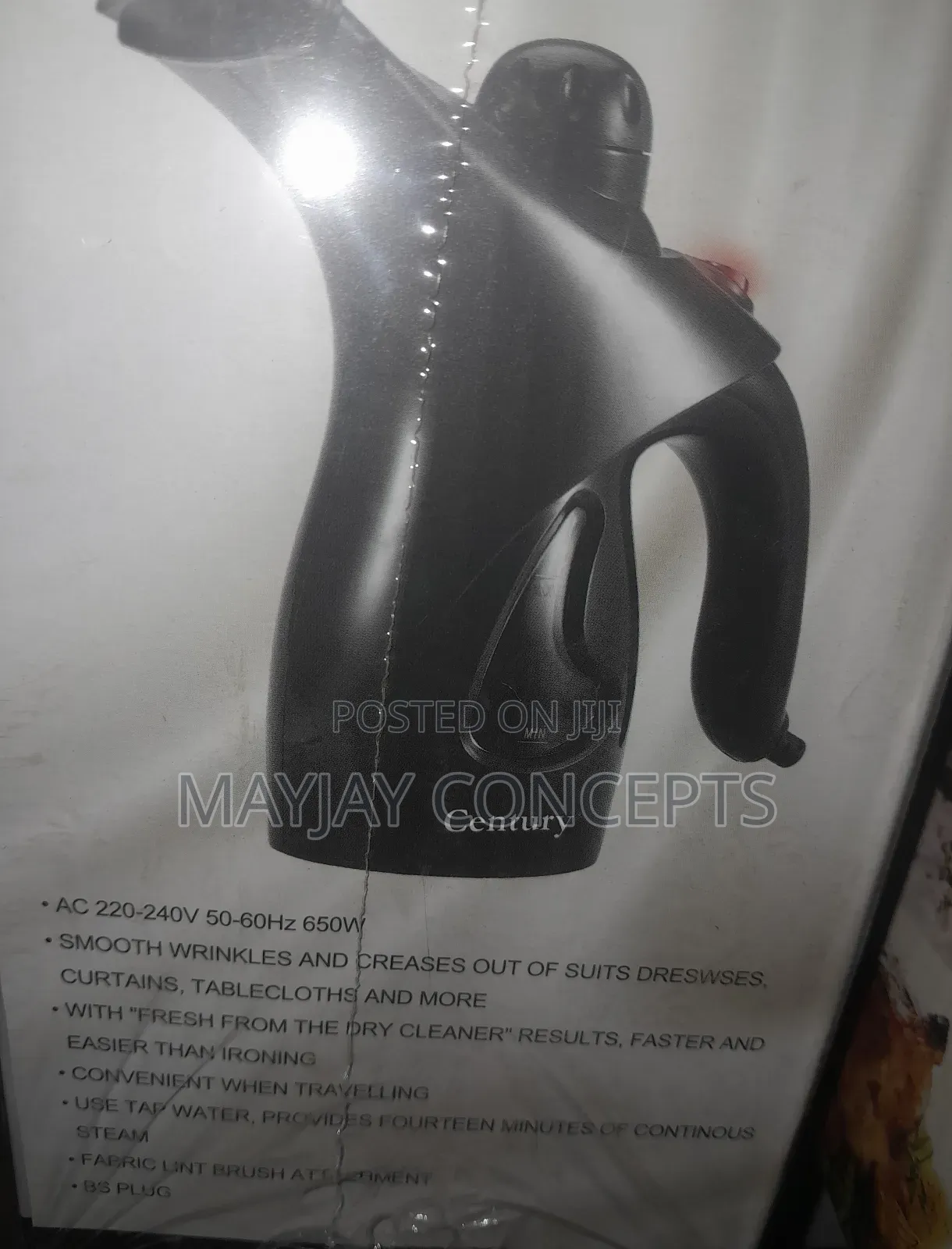 Century Electric Steam Iron With Built-in Pump-Cei-7210-Sa