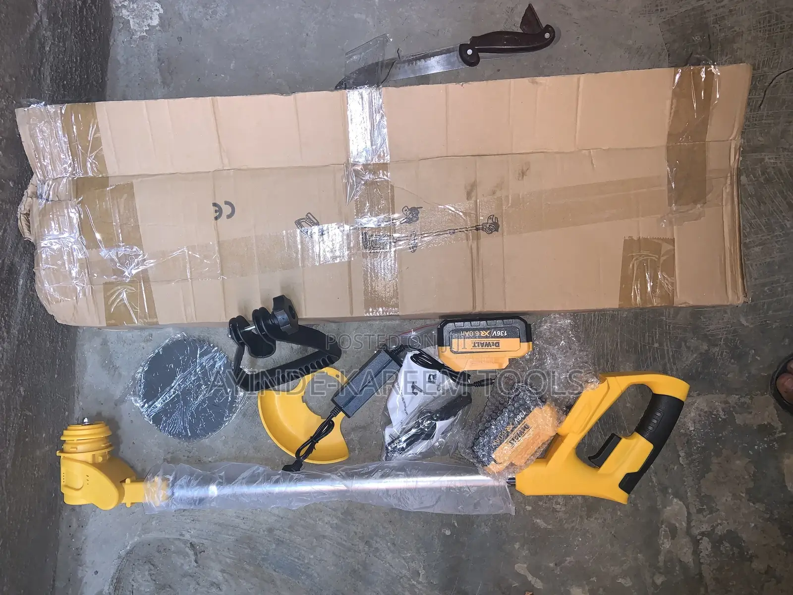 Cordless Brush Cutter and Trimmer(136v 6.0ah)