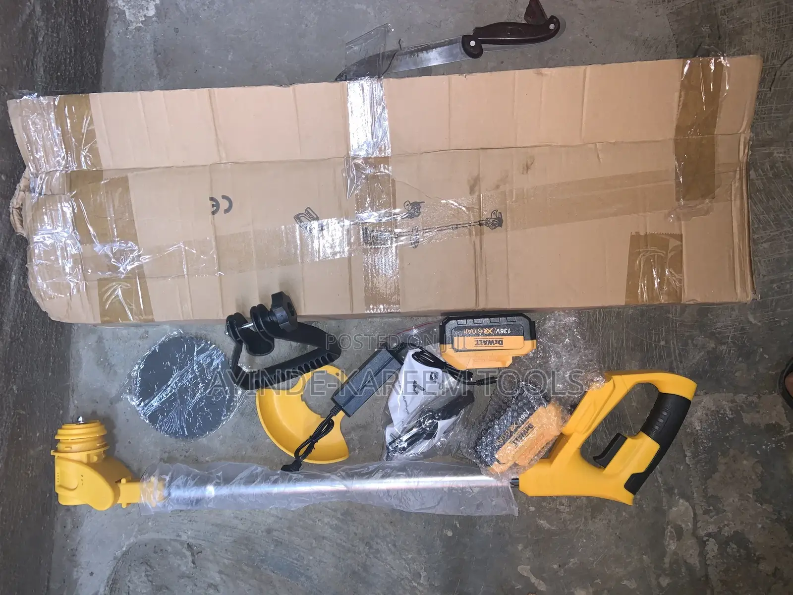 Cordless Brush Cutter and Trimmer(136v 6.0ah)