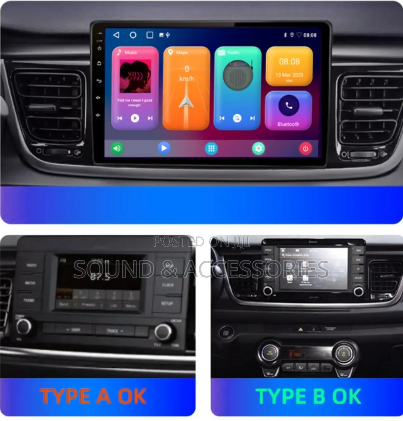 Kia Rio 2018-2021 Android GPS Navigation System