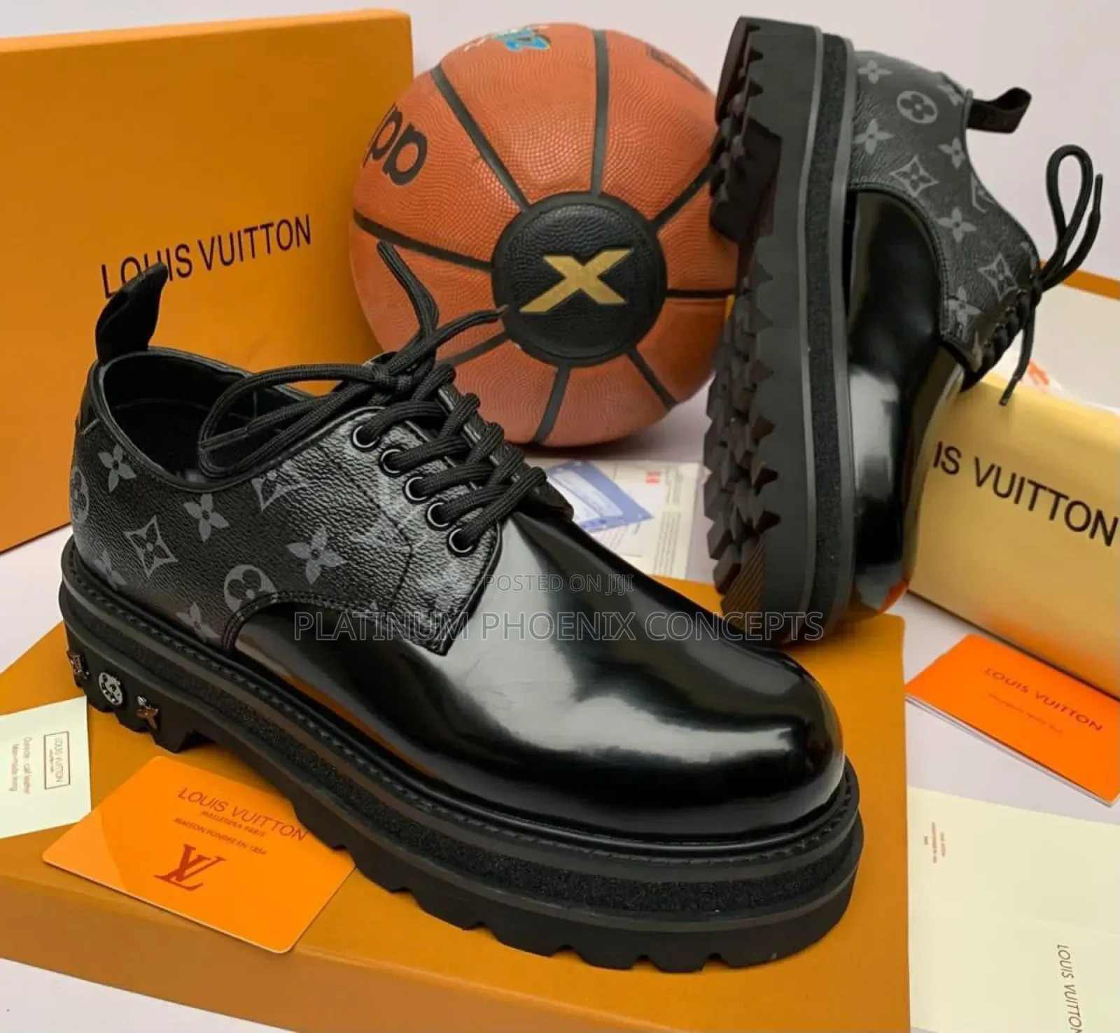 Original Louis Vuitton High Quality Leather Corporate Shoe