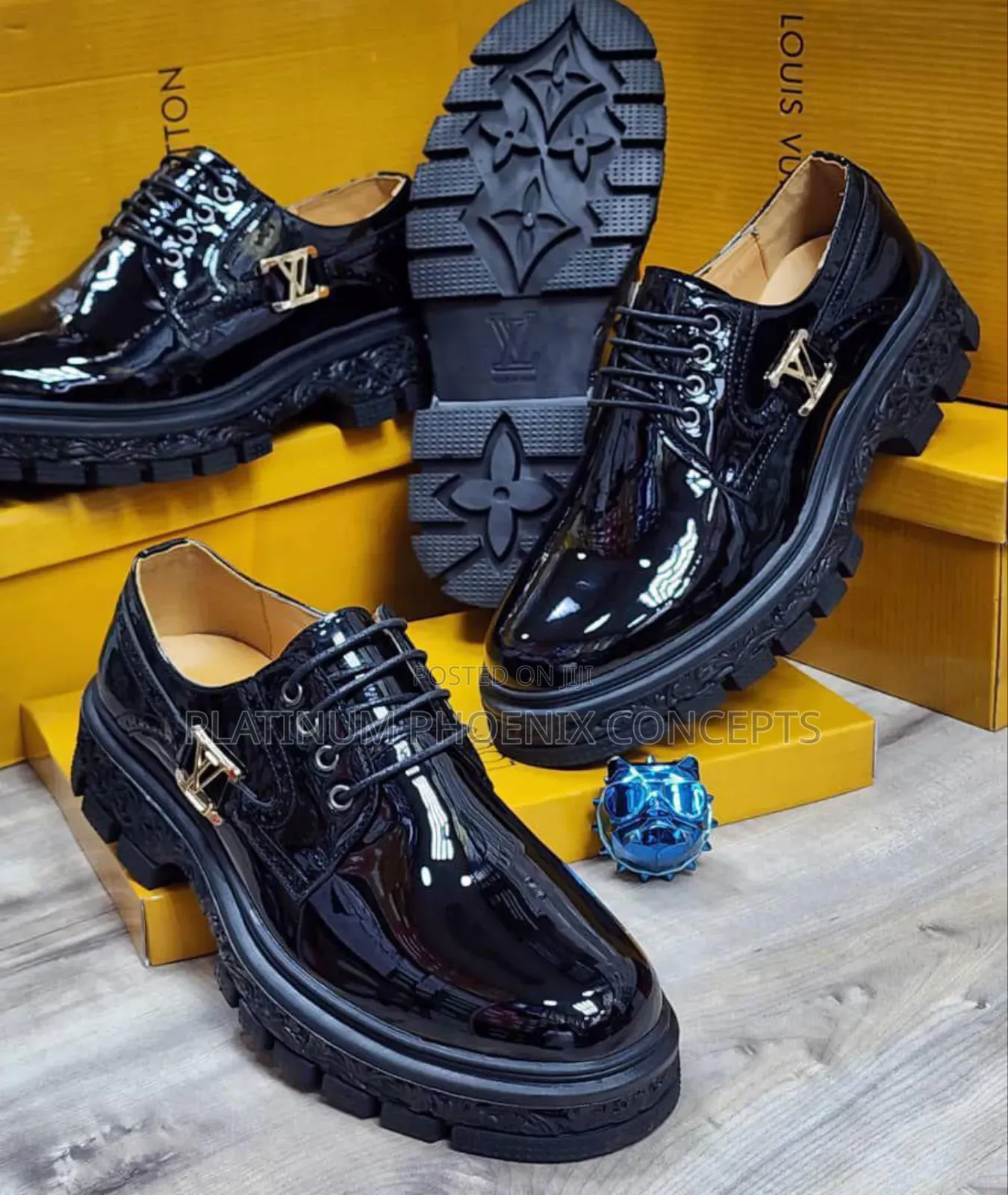 Original Louis Vuitton High Quality Leather Corporate Shoe