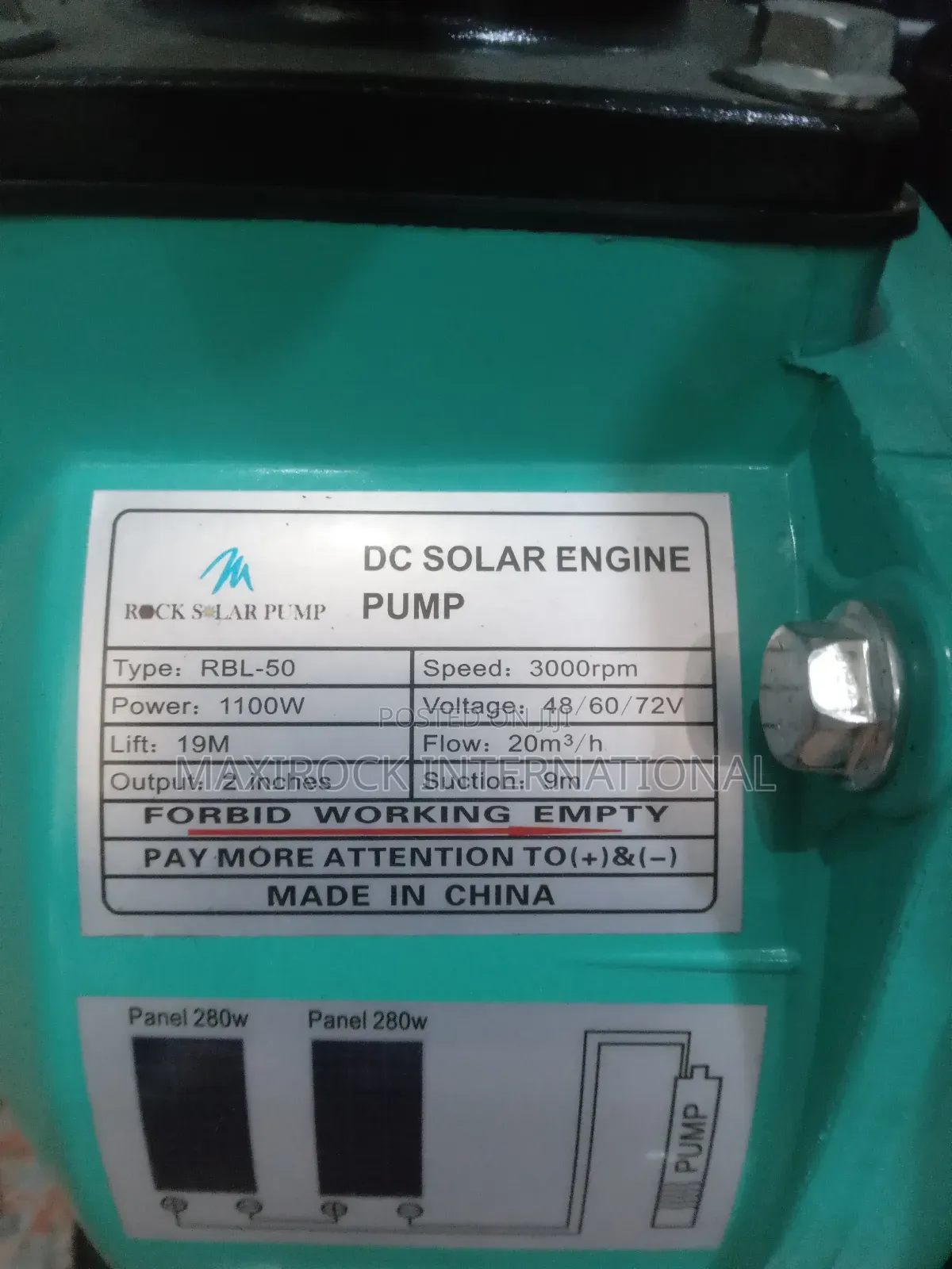1.5hp 2 Inch Irrigation Solar Surface Pump Complete Package
