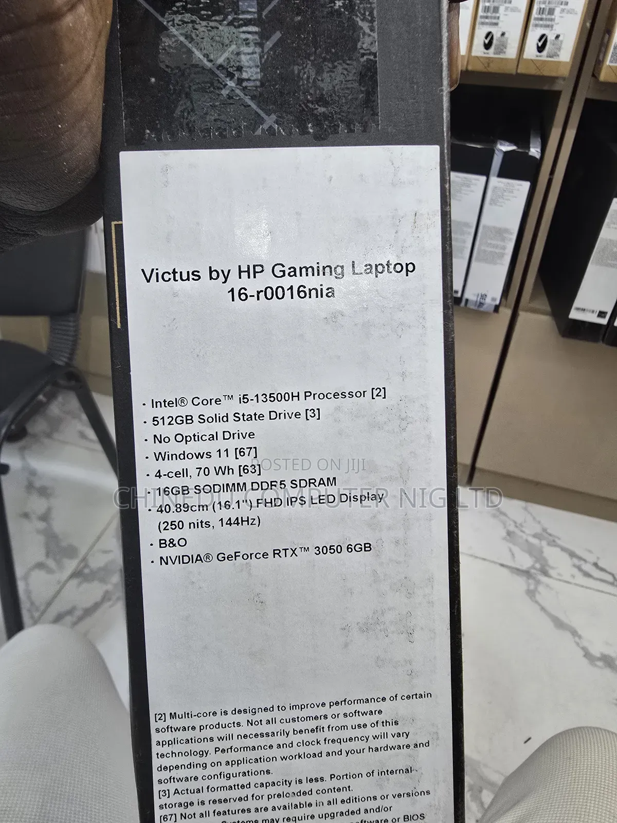 New Laptop HP Victus 16 16GB Intel Core i5 SSD 512GB