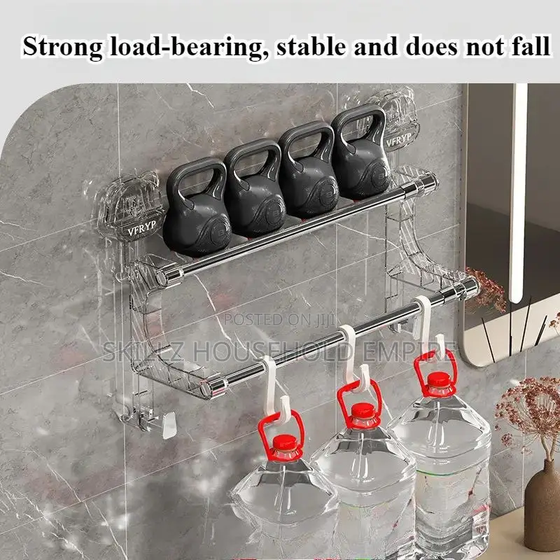 Double Pole Hanging Towel Rack