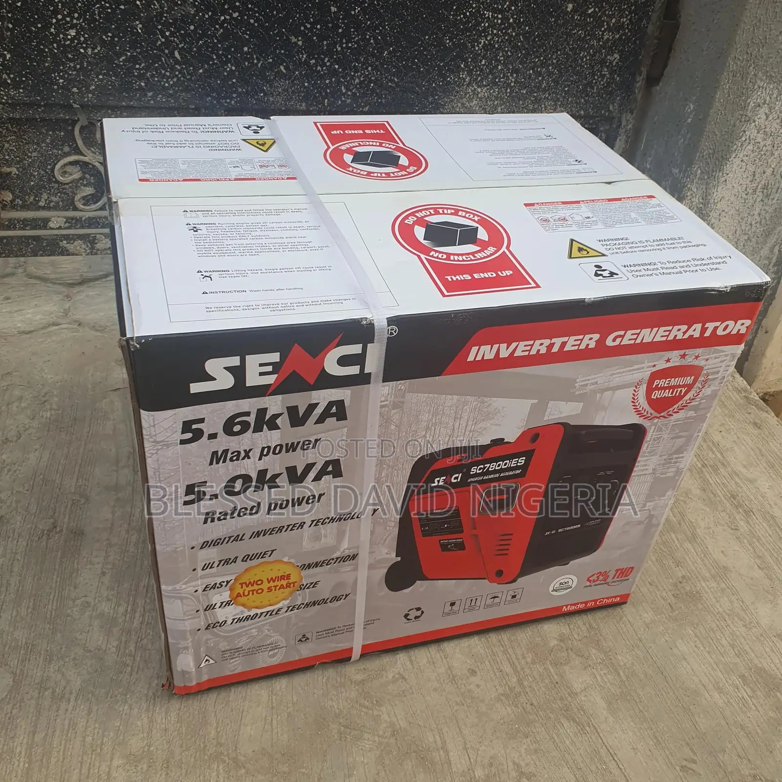 Senci Silent Inverter Generator Sc7800ies 5.0kva