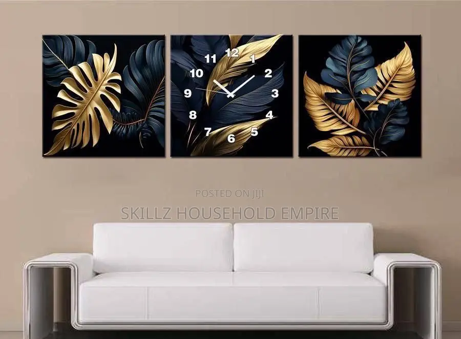 3 in 1 Wall Clock and Decor Frame