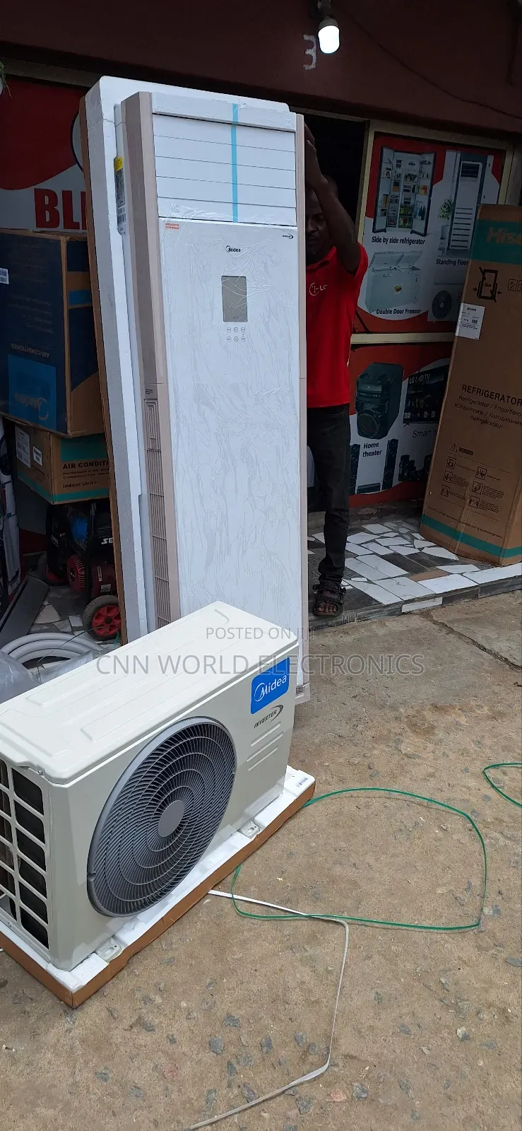 Original Midea Inverter 3ton Floor Ac(Copper)Super Cooling