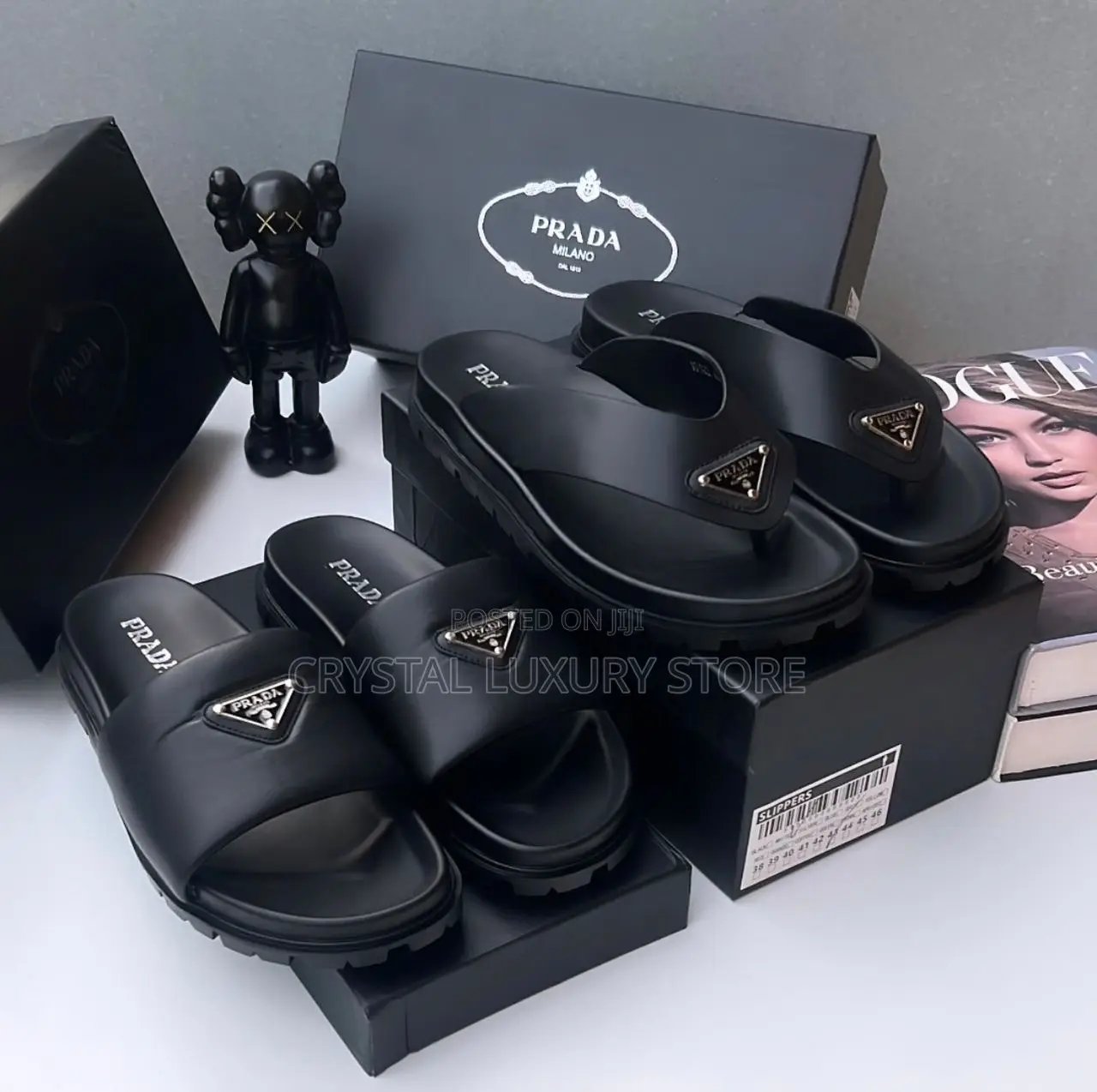 Prada Quality Luxury Men Slides